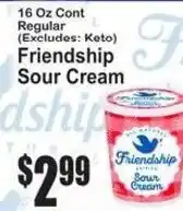 SuperFresh Friendship sour cream offer