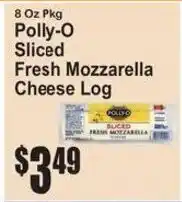 SuperFresh Polly-O sliced fresh mozzarella cheese log offer