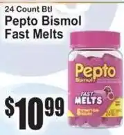 SuperFresh Pepto Bismol Fast Melts offer