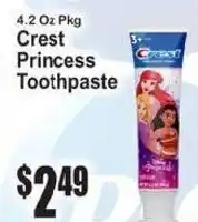 SuperFresh Crest Princess Toothpaste offer