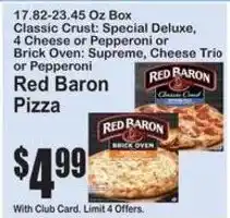 SuperFresh Red Baron Pizza offer