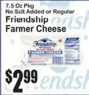SuperFresh Friendship Farmer Cheese offer