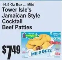 SuperFresh Tower Isle's Jamaican Style Cocktail Beef Patties offer