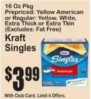 SuperFresh Kraft Singles offer