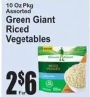 SuperFresh Green Giant riced vegetables offer