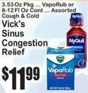SuperFresh Vick's Sinus Congestion Relief offer