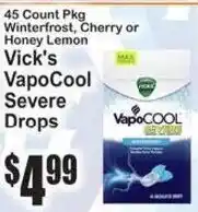 SuperFresh Vick's VapoCool Severe Drops offer