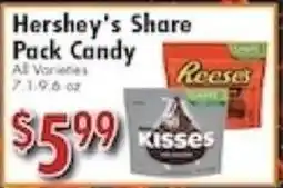 Ideal Food Basket Hershey's Share Pack Candy offer