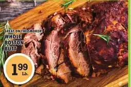 Superlo Foods Whole Boston Butt offer