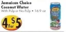 Ideal Food Basket Jamaican Choice Coconut Water offer