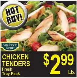 Foodland Sanderson Farms Chicken Tenders offer