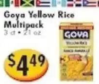 Ideal Food Basket Goya yellow rice offer
