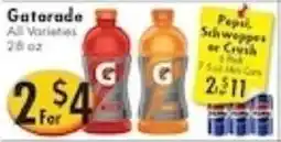 Ideal Food Basket Gatorade All Varieties offer