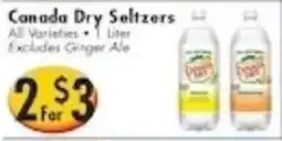 Ideal Food Basket Canada Dry Seltzers offer