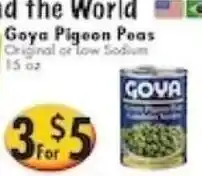 Ideal Food Basket Goya pigeon peas offer