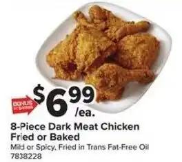Giant Food 8-Piece Dark Meat Chicken offer