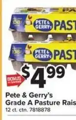 Giant Food Pete & Gerry's Grade A Pasture Raisins offer