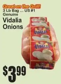 SuperFresh Vidalia Onions offer