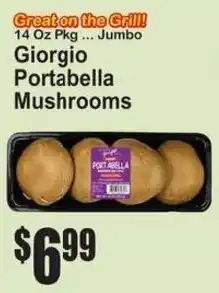 SuperFresh Giorgio portabella mushrooms offer