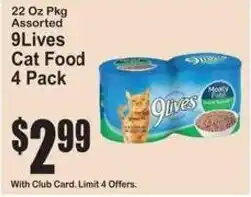 SuperFresh 9lives cat food offer
