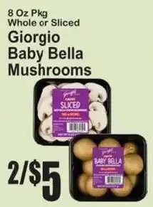 SuperFresh Giorgio baby bella mushrooms offer