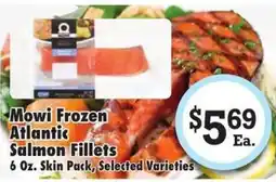 Superlo Foods Mowi frozen atlantic salmon fillets offer