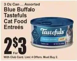 SuperFresh Blue Buffalo Tastefuls Cat Food Entrees offer