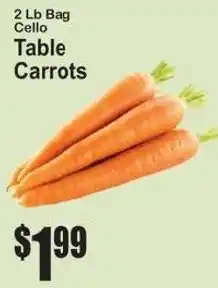 SuperFresh Cello Table Carrots offer