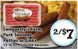 Superlo Foods Swaggerty's Farm Pork Sausage offer