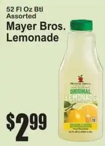 SuperFresh Mayer Bros. Lemonade offer