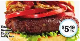 Superlo Foods Fine Ground Chuck Family Pack offer