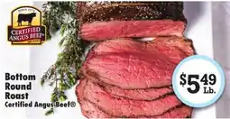 Superlo Foods Certified Angus Beef® Bottom Round Roast offer