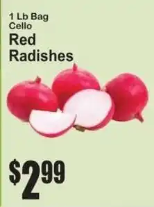SuperFresh Cello Red Radishes offer