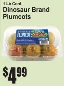 SuperFresh Dinosaur Brand Plumcots offer