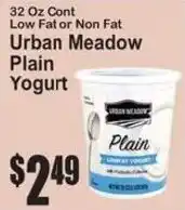 SuperFresh Urban Meadow plain yogurt offer