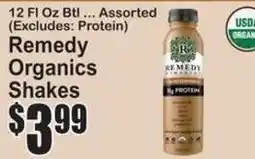 SuperFresh Remedy Organics Shakes offer