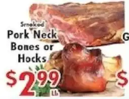 Ideal Food Basket Smoked Pork Neck Bones or Hocks offer