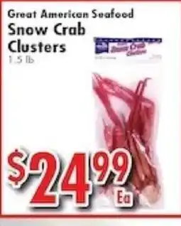 Ideal Food Basket Great American Seafood Snow Crab Clusters offer