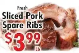 Ideal Food Basket Fresh Sliced Pork Spare Ribs offer