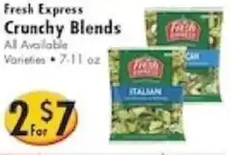 Ideal Food Basket Fresh Express Crunchy Blends offer