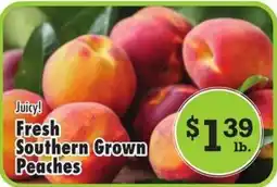 Superlo Foods Fresh Southern Grown Peaches offer