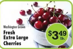 Superlo Foods Washington Grown Fresh Extra Large Cherries offer