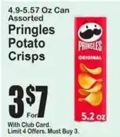 SuperFresh Pringles potato crisps offer