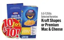 Superlo Foods Kraft Shapes or Premium Mac & Cheese offer