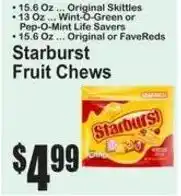 SuperFresh Starburst Fruit Chews offer