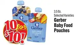 Superlo Foods Gerber baby food pouches offer