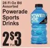 SuperFresh Powerade sports drinks offer
