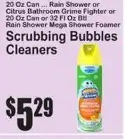 SuperFresh scrubbing bubbles cleaners offer