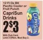 SuperFresh CapriSun Drinks offer