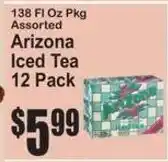 SuperFresh Arizona iced tea offer